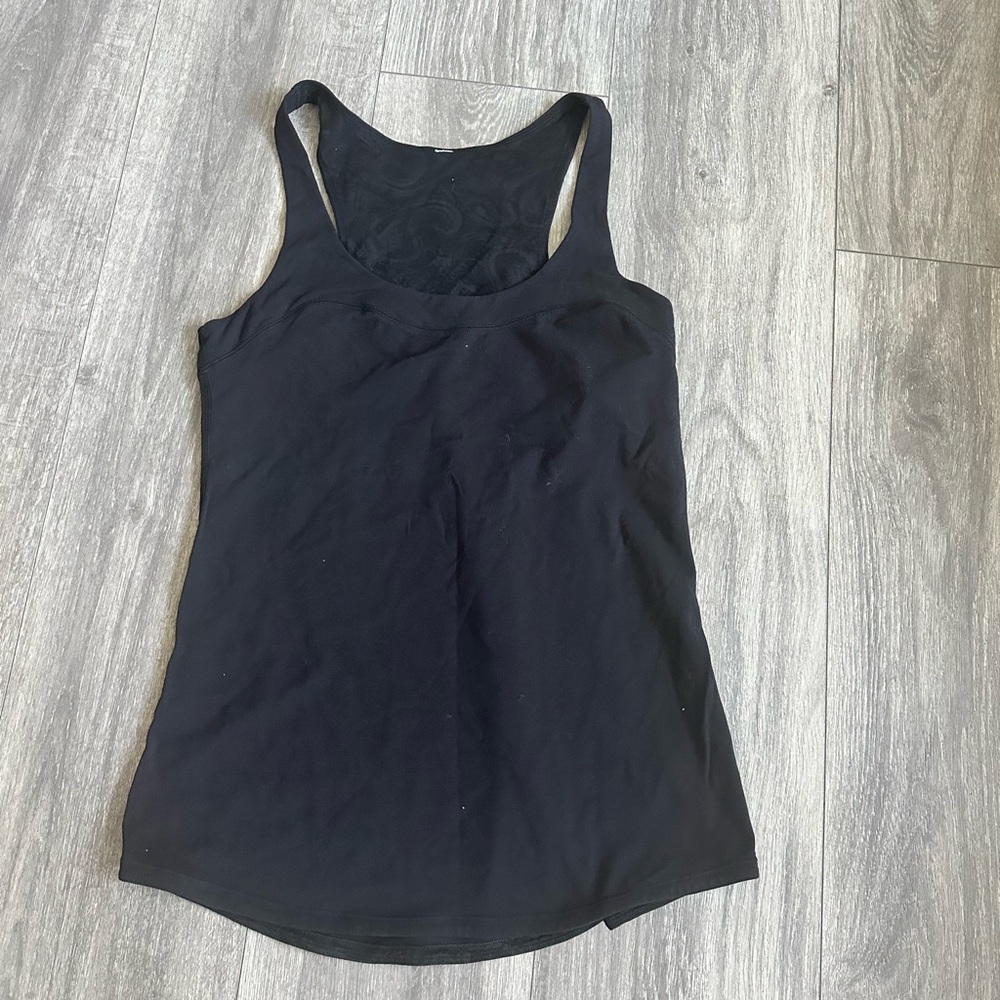 Lululemon Athletica Black Sleeveless Tank Top - Picture 1 of 6